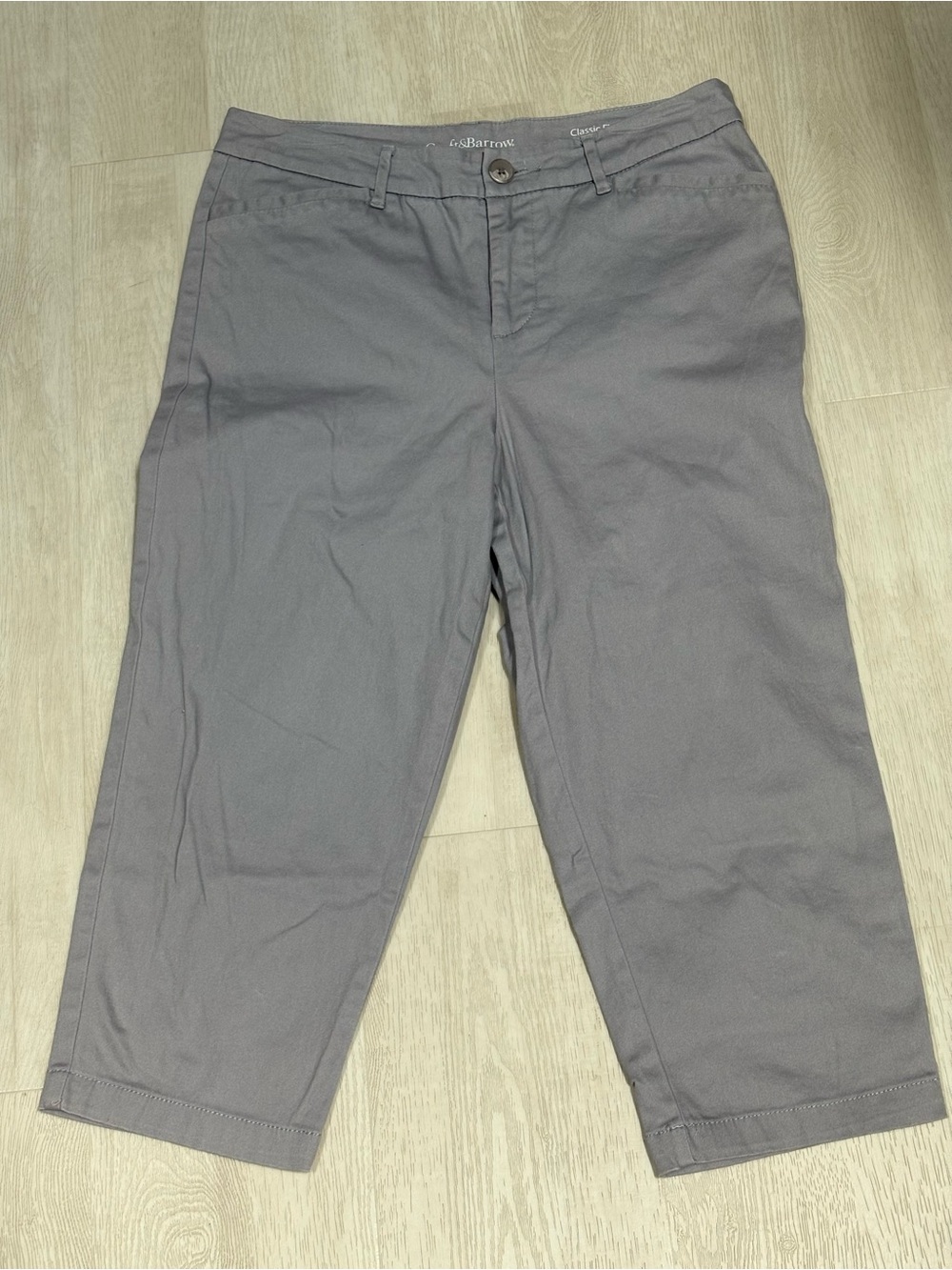 Classic Gray Crop Pants